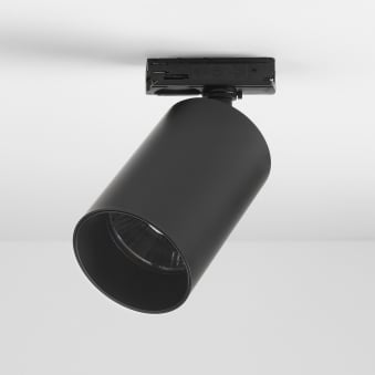 Can 75 Matt Black LED Track Spotlight