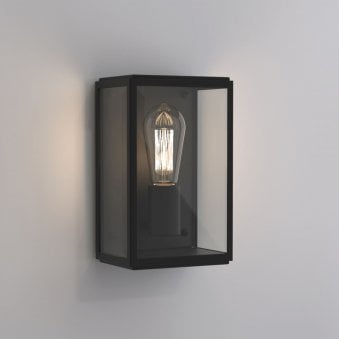 Homefield 160 Exterior IP44 Black Wall Light