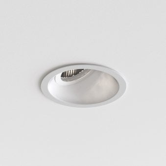 Minima Slimline 25 Fire-Rated IP65 Downlight in Matt White