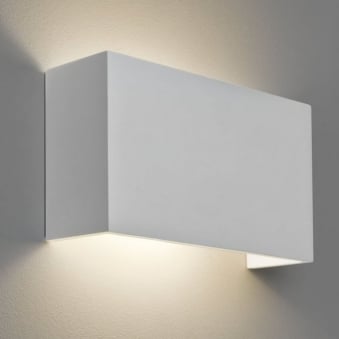 Pella 325 White Plaster Wall Light