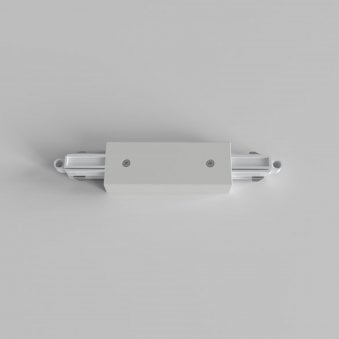 Track Lighting Central Live Connector in Matt White