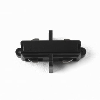 Track Lighting End to End Connector in Black