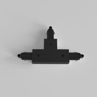 Track Lighting T Connector Right Nearside Earth in Black