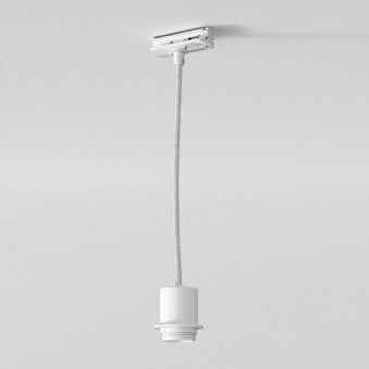 Track Pendant Suspension Kit in Matt White