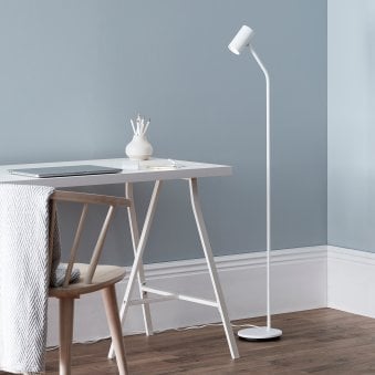 Tyson Floor Lamp in White