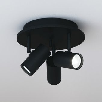 Tyson Triple Adjustable Spot Light in Black