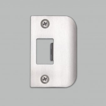 D Shaped Strike Plate in Steel