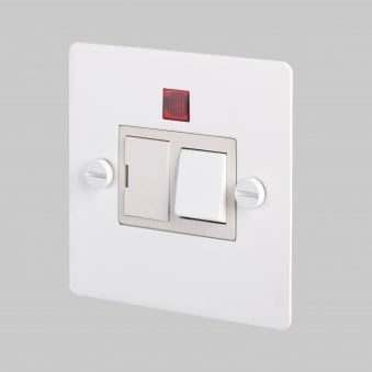 Switched 13 Amp Fused Spur In White
