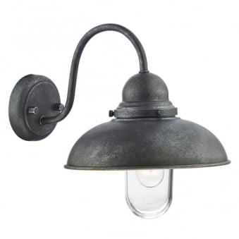 Dynamo Aged Iron Exterior Wall Light