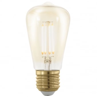 E27 Amber Dimmable Extra Warm Small Pear Shaped LED 4W 1700K 320lm