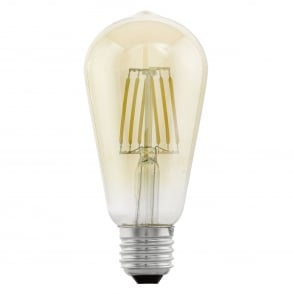E27 Extra Warm White Amber Pear Shaped LED 4W 2200K 220lm