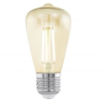 E27 Extra Warm White Amber Small Pear Shaped LED 4W 2200K 270lm