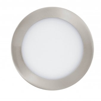 Connect Z Tuneable White Fueva IP44 165mm Downlight in Satin Nickel