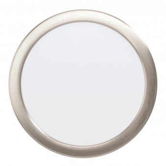 Connect Z Tuneable White Fueva IP44 216mm Downlight in Satin Nickel