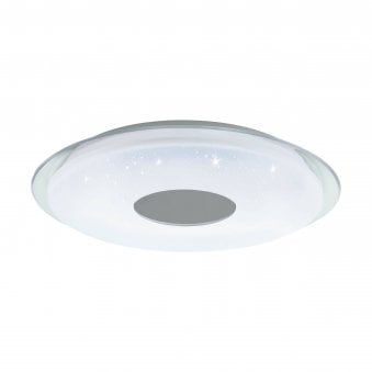 Connect Z Tuneable White Lanciano 560mm Ceiling Light with Crystal Effect