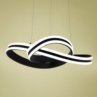 Corredera LED Black & White Pendant Light