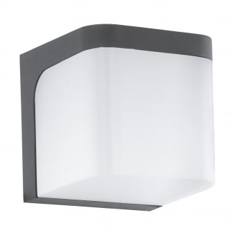 Jorba IP44 LED Outdoor Wall Light in Anthracite