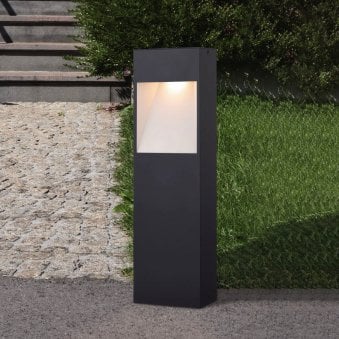 Mafria LED IP44 Outdoor Pedestal Light in Anthracite