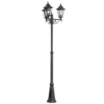 Navedo Black IP44 Exterior Cast Aluminium Lamp Post Light