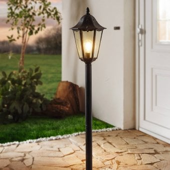 Navedo Black IP44 Exterior Cast Aluminium Small Post Light