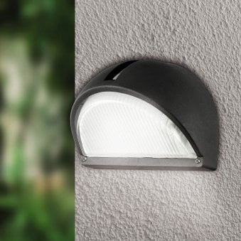 Onja IP44 Outdoor Wall Light in Black