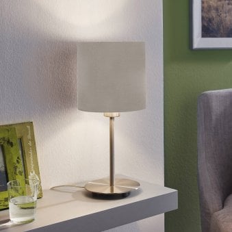 Pasteri 400mm Table Lamp with a Taupe Shade