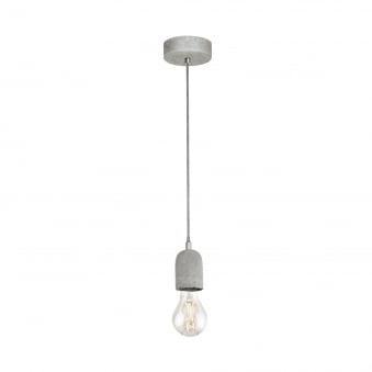 Silvares Concrete Single Pendant Light