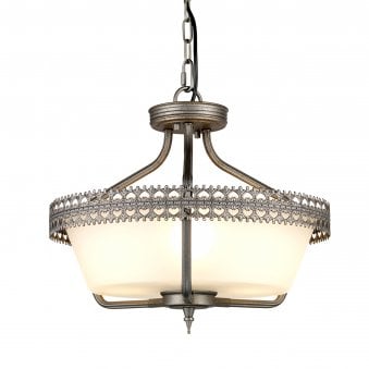 Crown Duo Mount Semi-Flush or Pendant Light