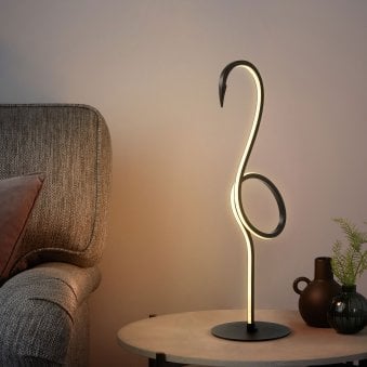Flamingo LED Table Lamp in a Black Finish