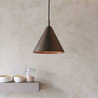 Cape Single Pendant Light in Brushed Antique Bronze