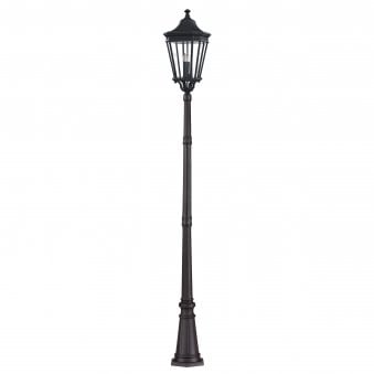 Cotswold Lane 3 Light Large Post in Black