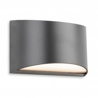 Marco Resin Coastal IP65 LED Wall Light in Graphite