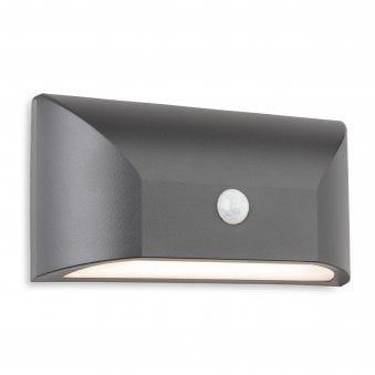 Misson PIR Resin Coastal IP65 LED Wall Light in Graphite