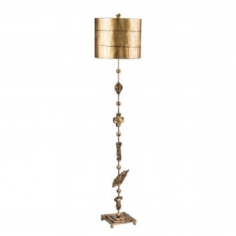 Fragment Floor Lamp in Glazed Gold Leaf
