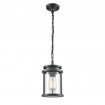 Bishop's Quay Exterior Pendant Light in Charcoal