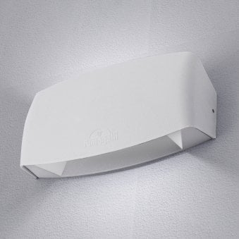 Abram 190 Up & Down Wall Light In White 7.5w CCT 810lm