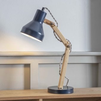 Folgate Desk Lamp in Ink