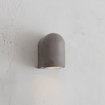 Southbank Outdoor Down Wall Light in Polymer Concrete