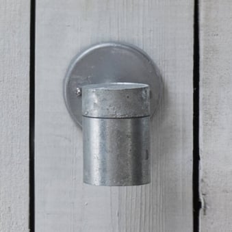 St Ives Down Exterior Galvanised Wall Light