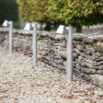 St Ives Galvanised GU10 Mast Path Light