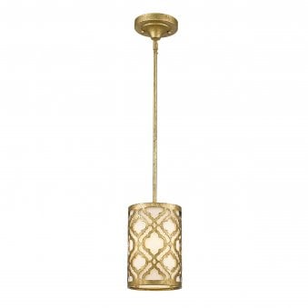 Arabella Duo-Mount Mini Pendant in Distressed Gold