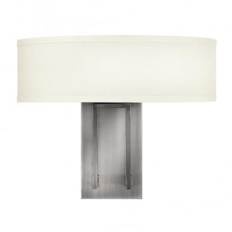 Hampton 2 Light Wall Light in Antique Nickel