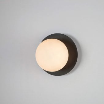 Adore G9 Single IP44 Wall Light in Charcoal Grey