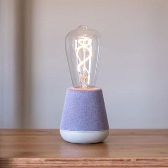 One IP65 LED Rechargeable Portable Table Lamp In Soft Lilac