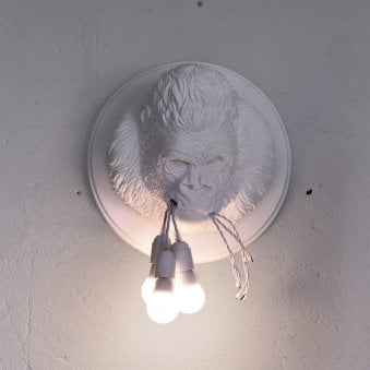 Ugo Rilla Matt White Ceramic Wall Light