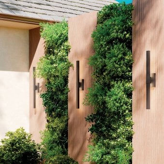 Nocar IP44 Large Exterior 39w LED Wall Light in Black