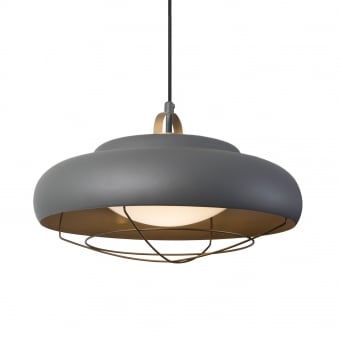 Sugar Surface Mounted 26.6W LED Urban Grey and Golden Pendant