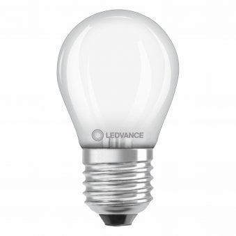 High CRI E27 Dimmable Warm White Frosted LED Golf Ball 3.4W 2700K 470lm