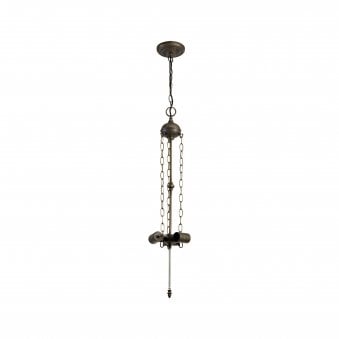 Knowstone Uplighter Suspension E27 Kit in Aged Antique Brass