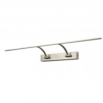 Powderham 900mm 16W Satin Nickel Adjustable LED Picture Light